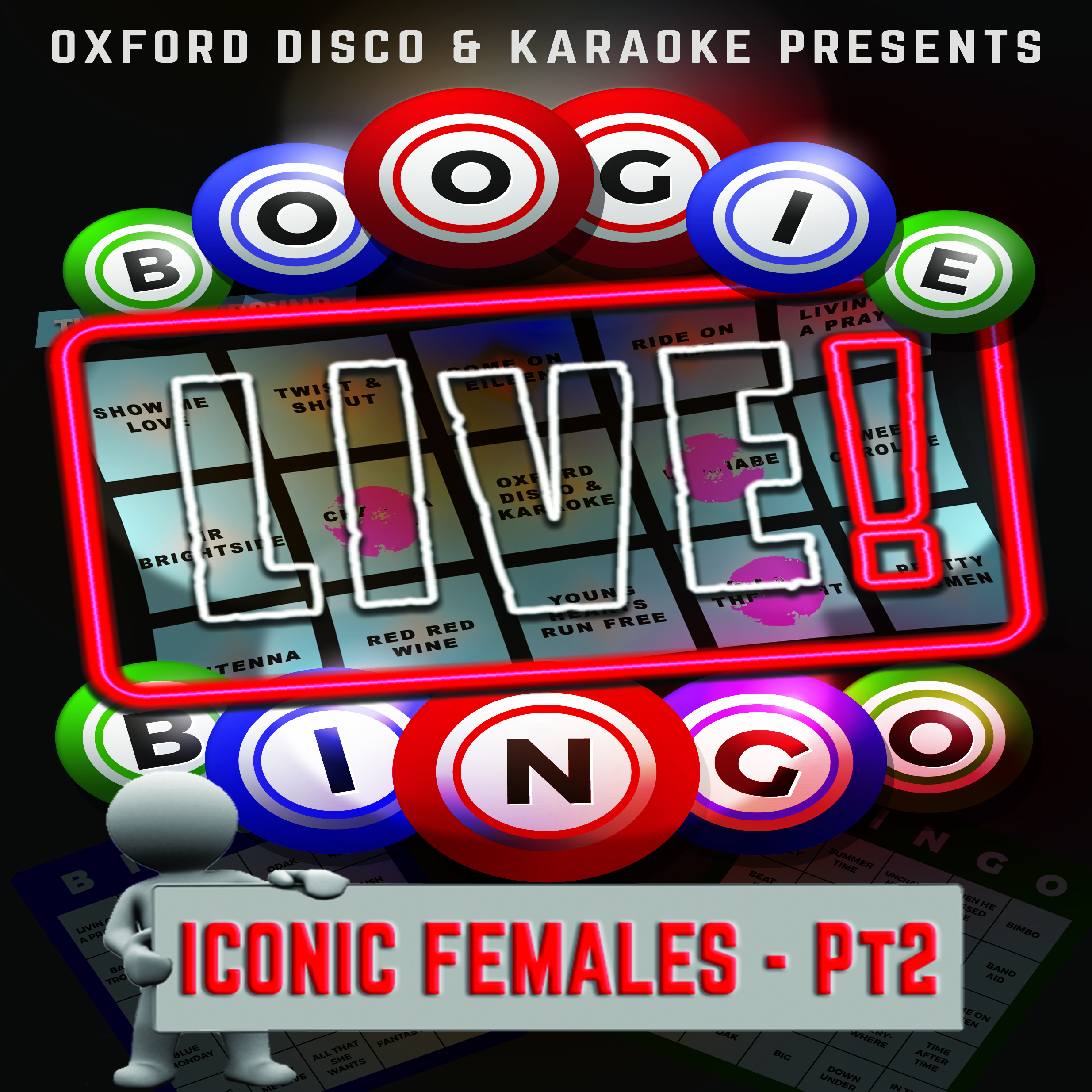 Oxford Discos Boogie Bingo Live in Oxfordshire - SP Iconic Females Pt2