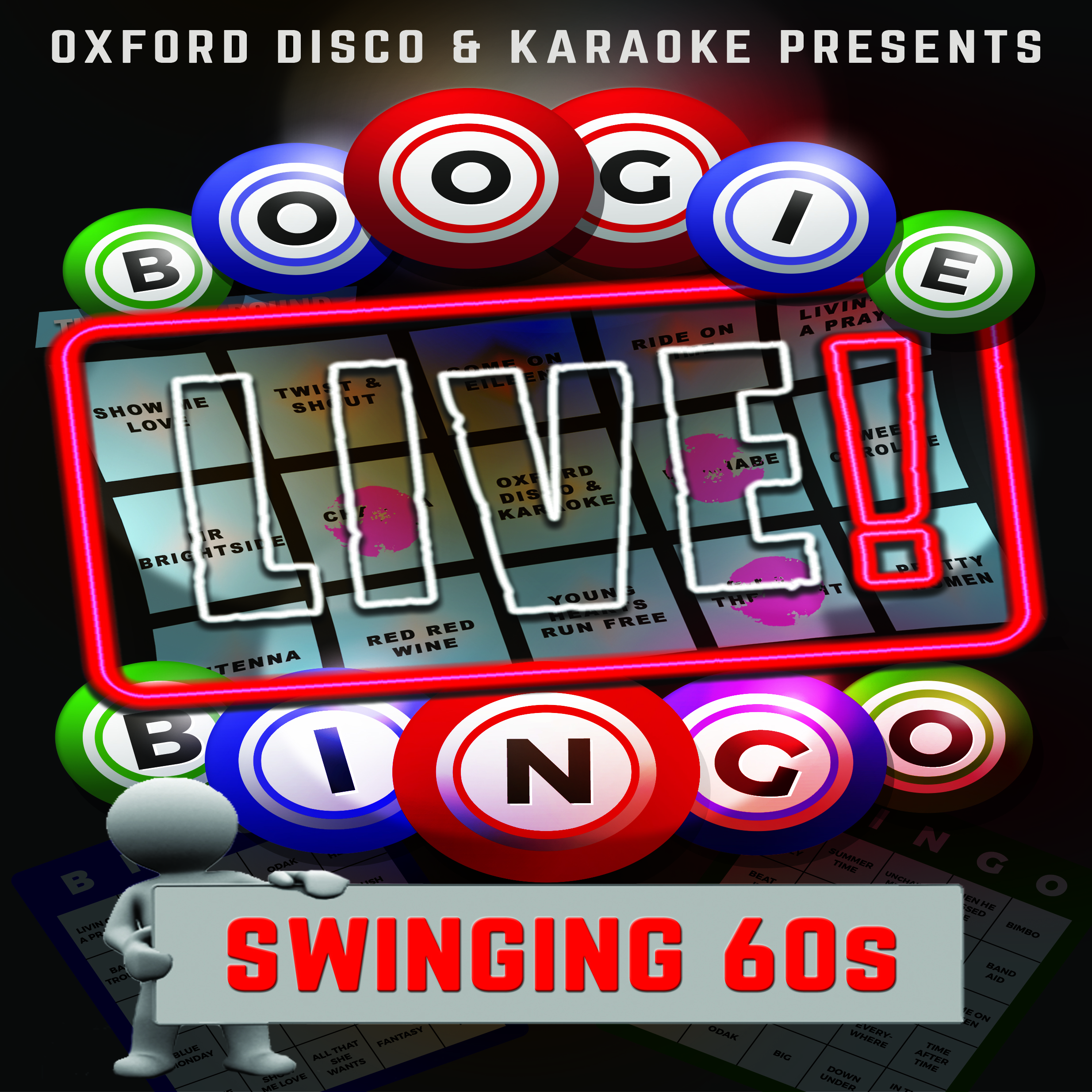 Oxford Discos Boogie Bingo Live in Oxfordshire - Swinging 60s Cover