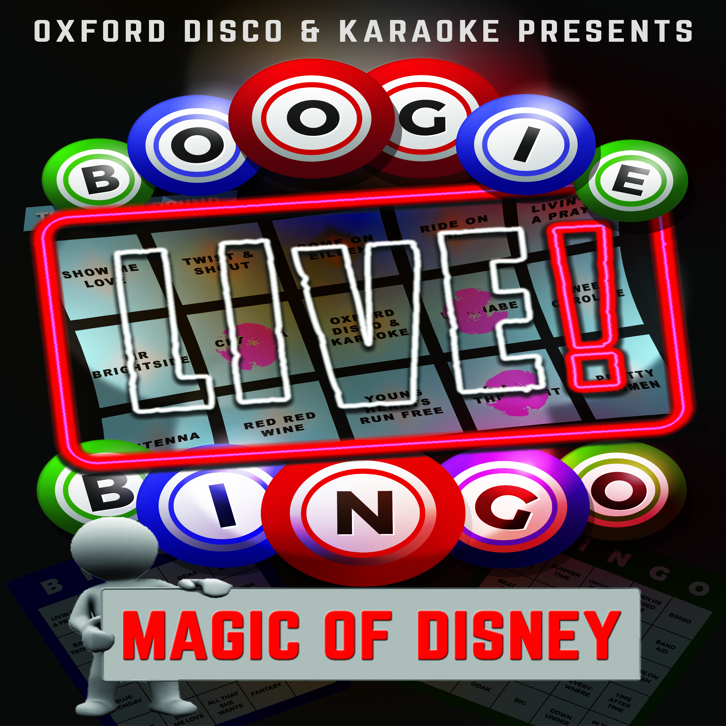 Oxford Discos Boogie Bingo Live in Oxfordshire - Magic of Disney