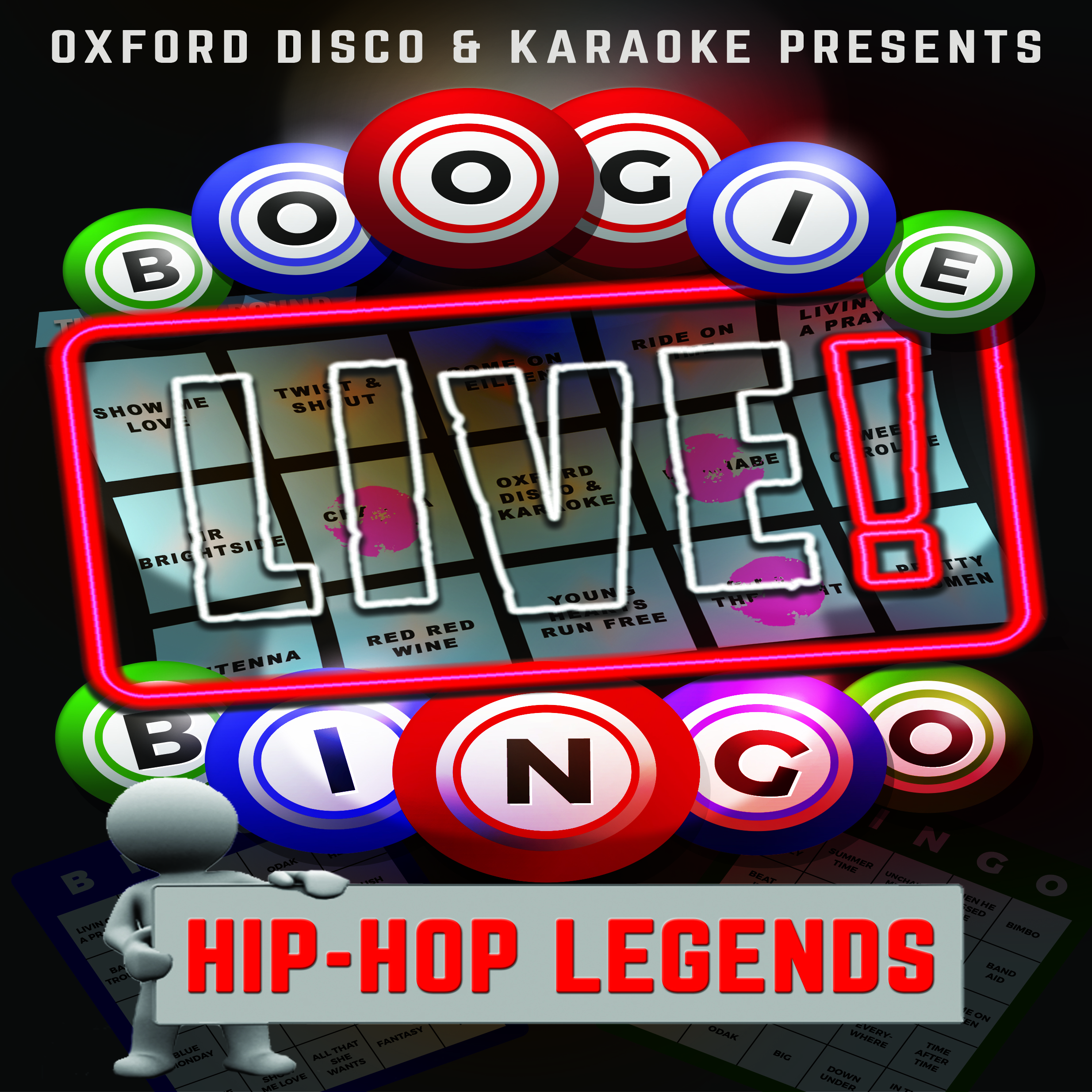 Oxford Discos Boogie Bingo Live in Oxfordshire - Hip-Hop Legends