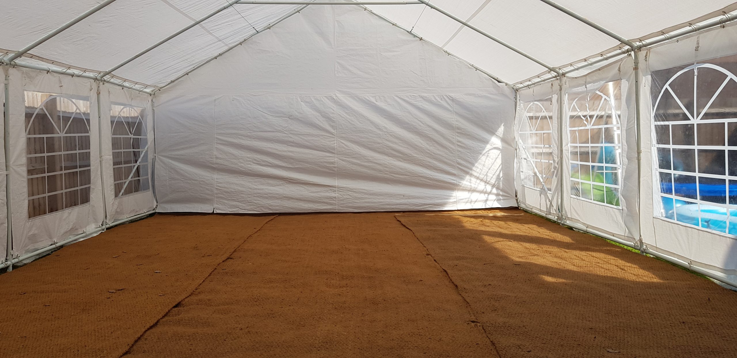 Oxford Discos in Oxfordshire Garden Party Marquee in Oxfordshire with Flooring 1