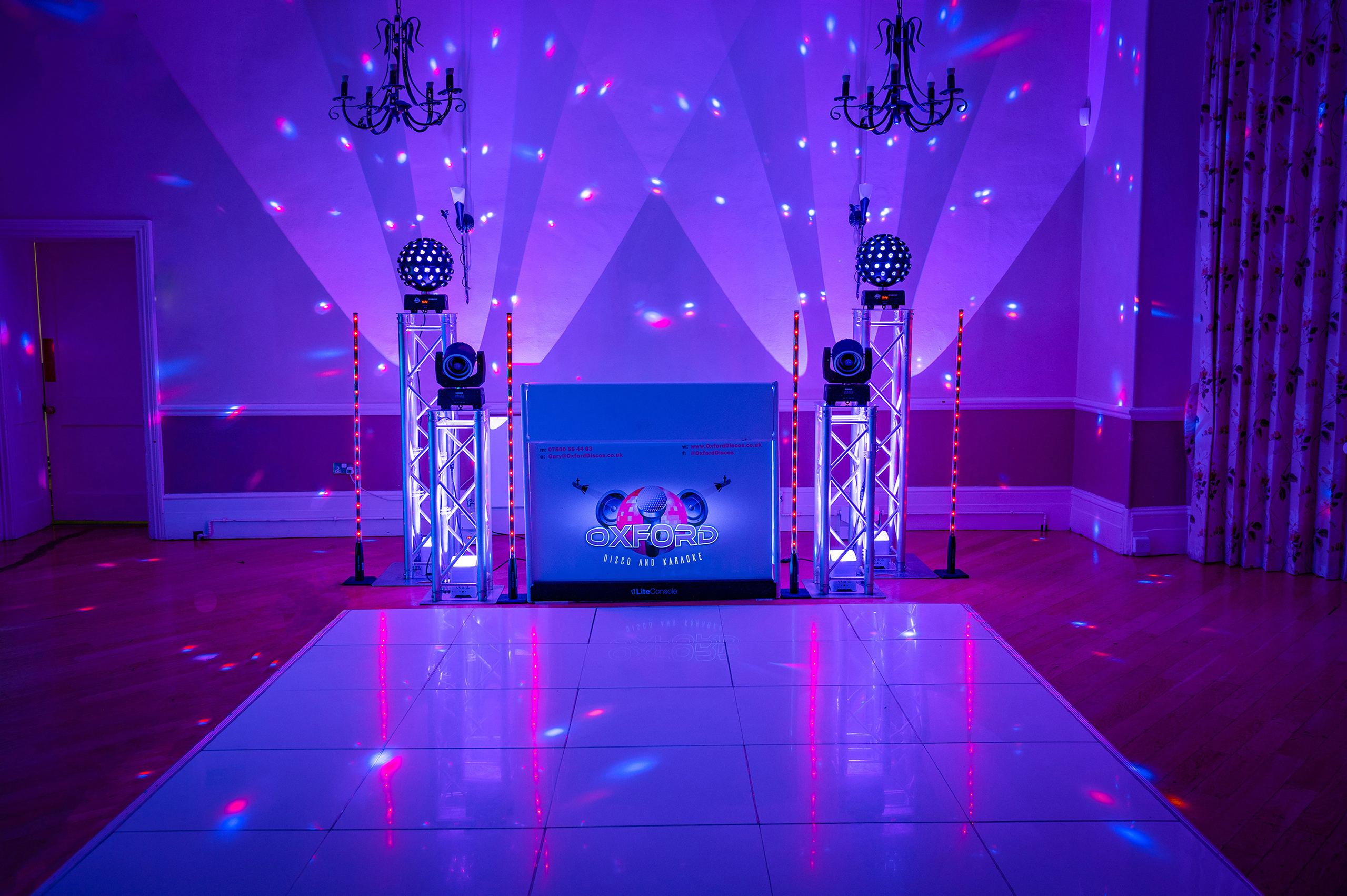 Disco and Dance Floor 1 Coseners House Abingdon with Oxford Discos in Oxfordshire